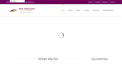 Desktop Screenshot of newhorizonshealthcare.org