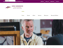 Tablet Screenshot of newhorizonshealthcare.org